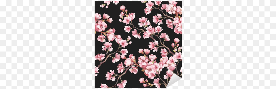 Seamless Pattern With Cherry Blossoms Ladies Carry Bags, Flower, Plant, Cherry Blossom, Petal Png
