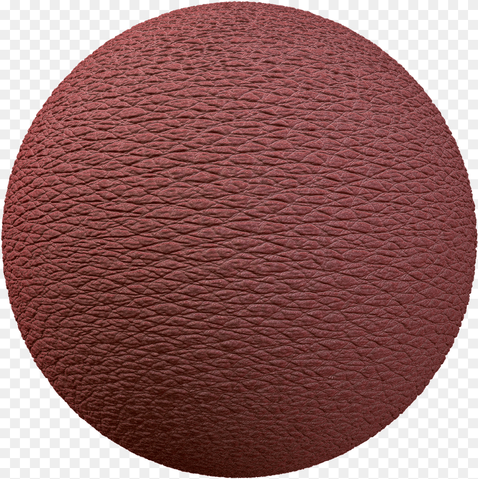 Seamless Red Leather Texture Circle, Sphere, Home Decor Free Png