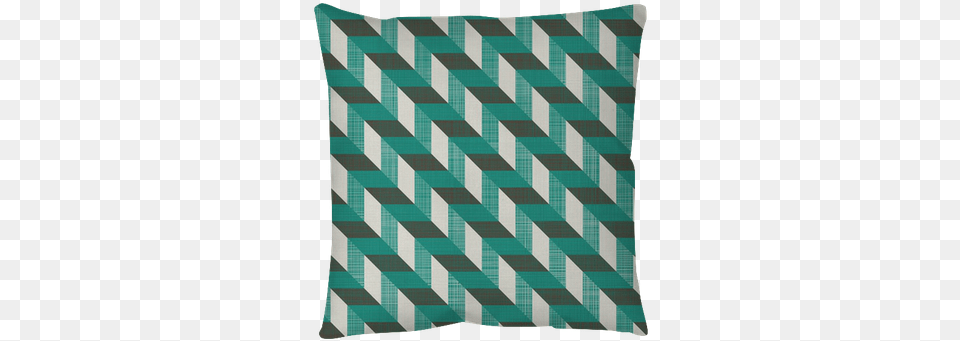 Seamless Retro Pattern With Diagonal Lines Pillow Cover Cushion, Home Decor, Woven Free Png