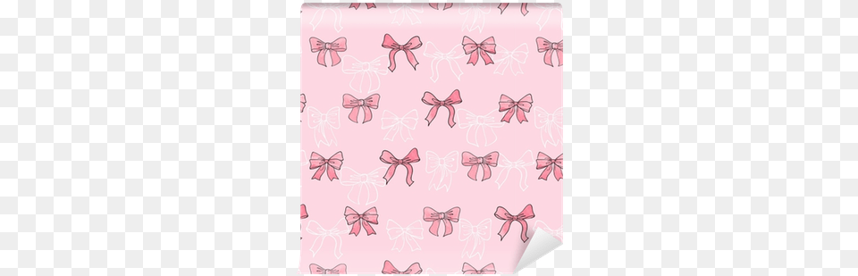 Seamless Watercolor Bows Pattern In Pink Color Watercolor Painting, Accessories, Formal Wear, Tie, White Board Free Transparent Png