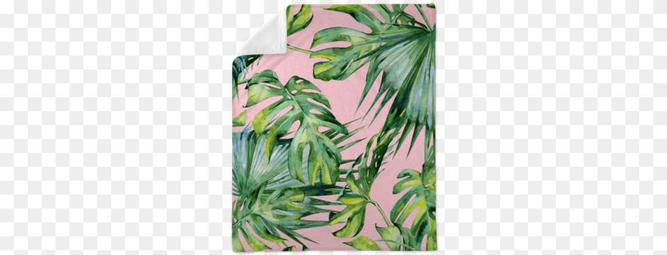 Seamless Watercolor Illustration Of Tropical Leaves Carta Da Parati Tropicale, Leaf, Plant, Tree, Vegetation Free Png