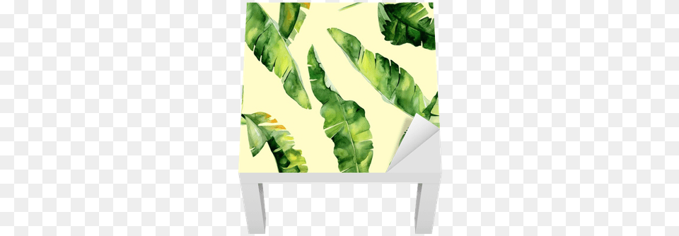 Seamless Watercolor Illustration Of Tropical Leaves Dense Jungle Round Mouse Pad Customized Non Slip Rubber, Leaf, Plant, Vegetation Free Png