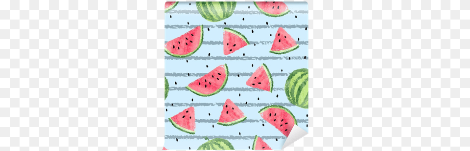 Seamless Watermelon Pattern Watermelon Wallpaper Watercolor, Food, Fruit, Plant, Produce Png Image