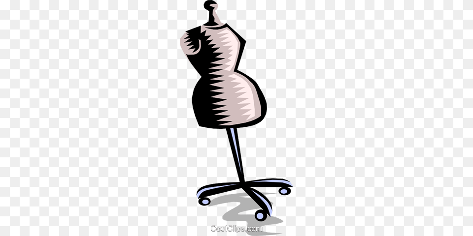 Seamstresss Dress Frame Royalty Vector Clip Art Illustration, Mannequin Png Image