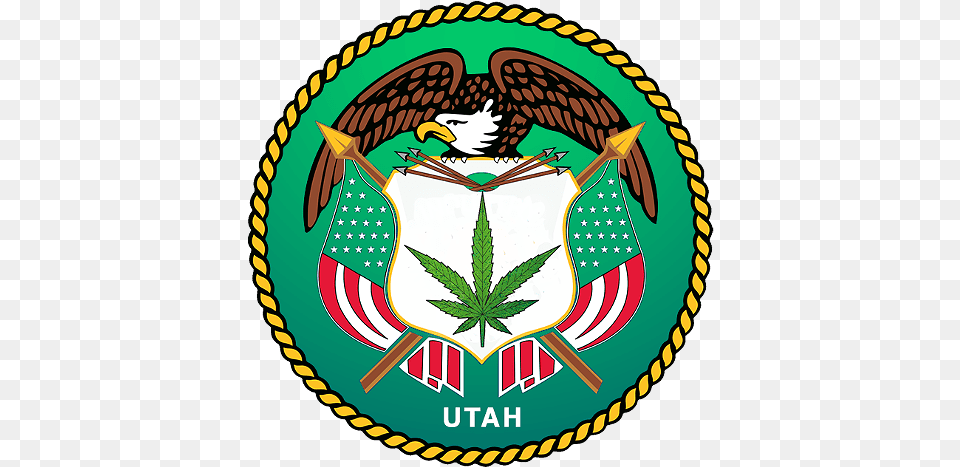 Sean Hair Great Seal Of Utah, Emblem, Symbol, Logo, Animal Free Png Download