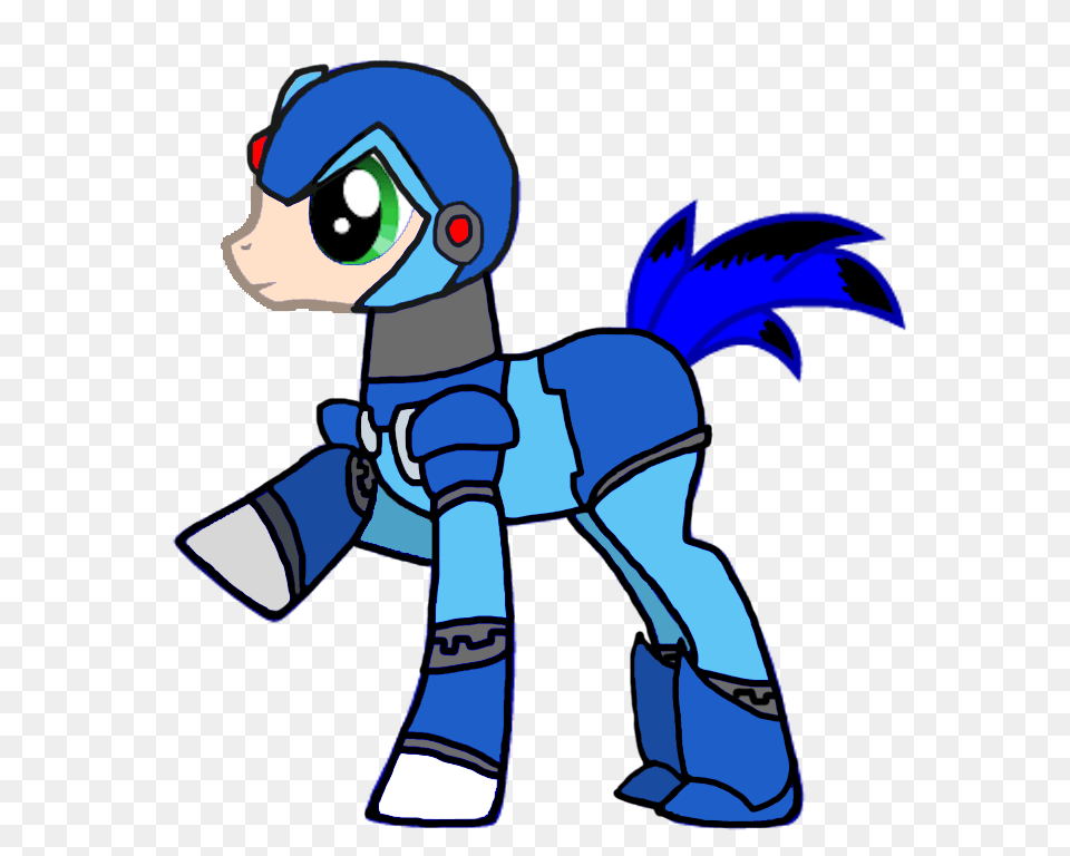 Sean The Hedgehog Images Megaman X As A Pony, Book, Comics, Publication, Cleaning Free Png Download