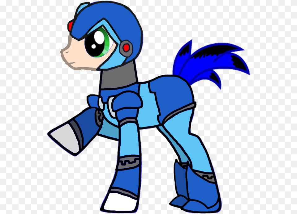 Sean The Hedgehog Images Megaman X As A Pony By Lunafan88 Megaman X Pony, Book, Comics, Publication, Baby Free Png