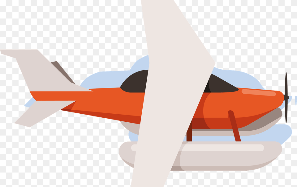 Seaplane Clipart, Aircraft, Transportation, Vehicle, Airplane Free Png