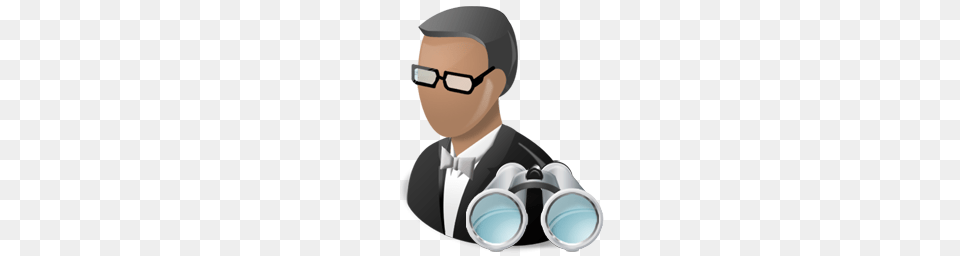 Search, Face, Head, Person, Binoculars Free Png