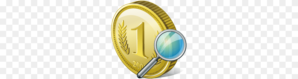 Search, Gold, Disk, Coin, Money Free Transparent Png