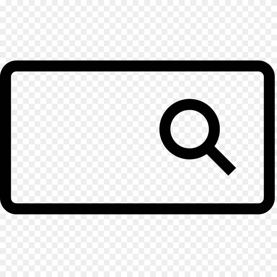 Search Bar Icon, Gray Free Png Download