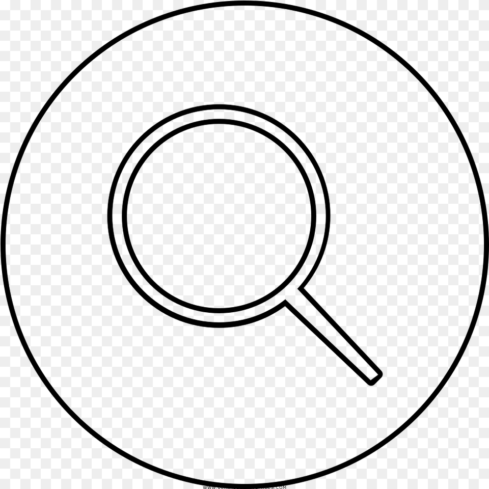 Search Button Coloring, Gray Png
