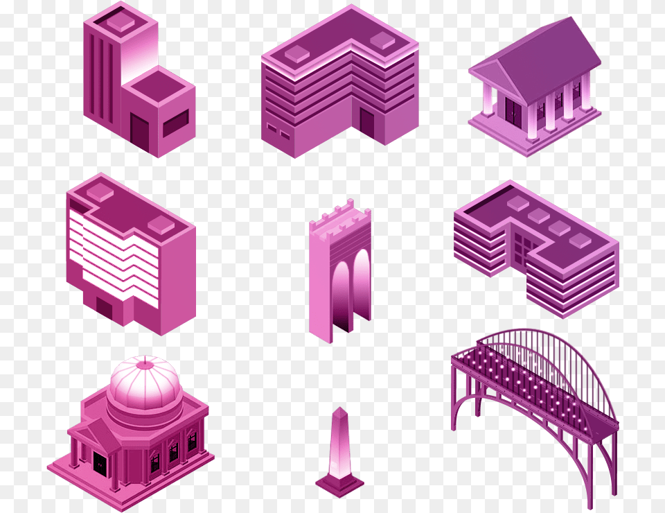 Search By Lighting Style Openclipart, Purple, City, Metropolis, Urban Png Image