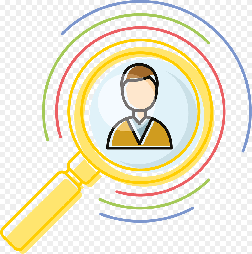 Search Concept Clipart, Magnifying, Person Free Png