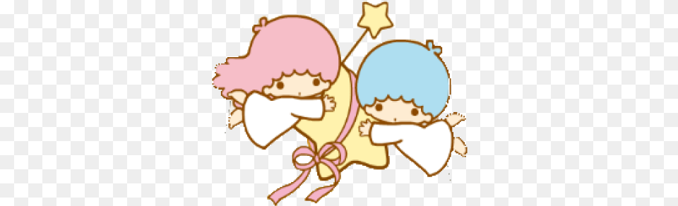 Search For Little Twin Star, Cupid, Baby, Person Free Png Download