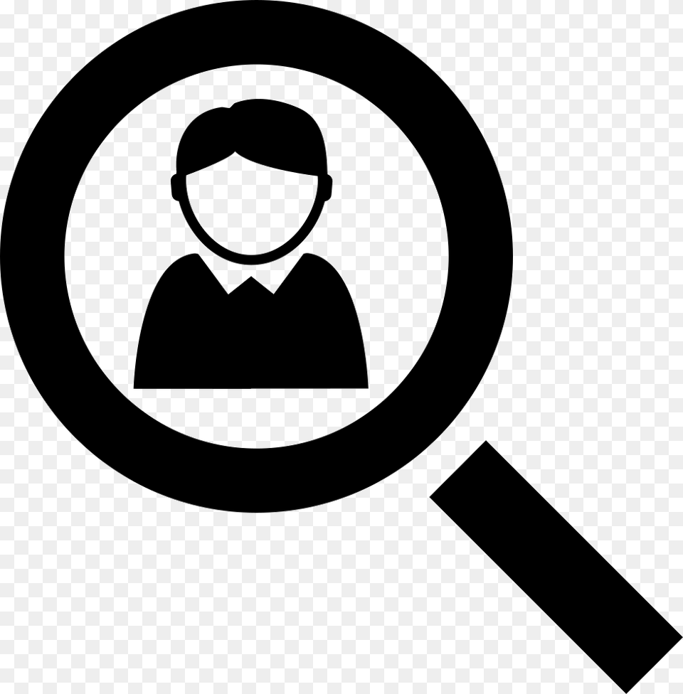 Search For Staff Icono Busqueda, Stencil, Adult, Male, Man Free Transparent Png