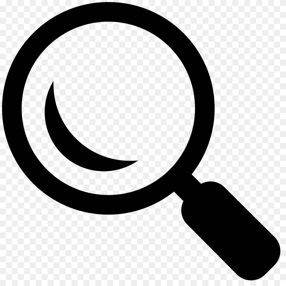 Search Icon, Gray Png