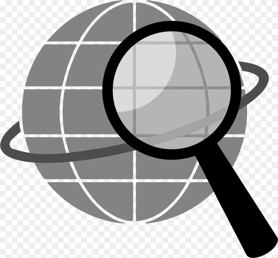 Search Icon Clip Art Search Clipart Black And White, Sphere, Astronomy, Outer Space, Ammunition Free Png