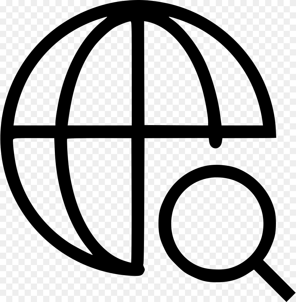 Search Magnifying Glass Icon Online Amp Offline, Stencil, Symbol, Sphere Png Image