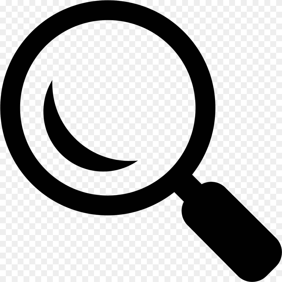 Search Magnifying Glass Icon Search Icon, Gray Png Image