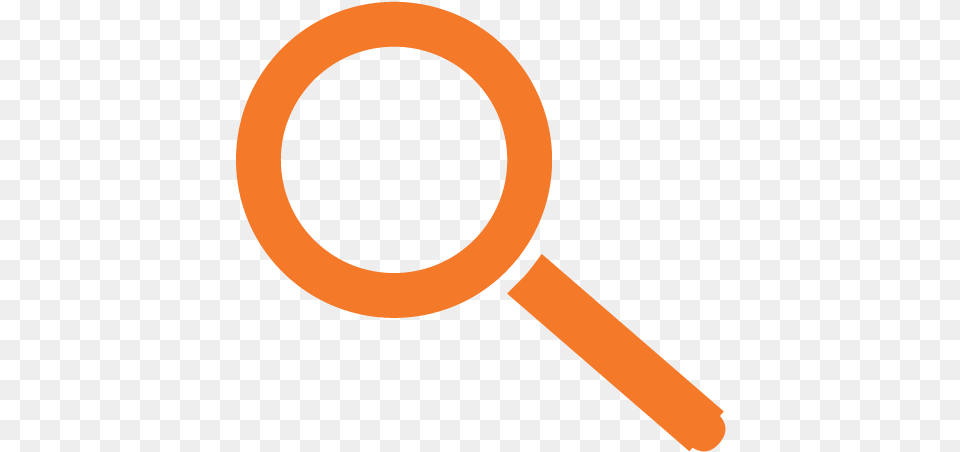 Search Results Orange Search Icon, Magnifying Free Png