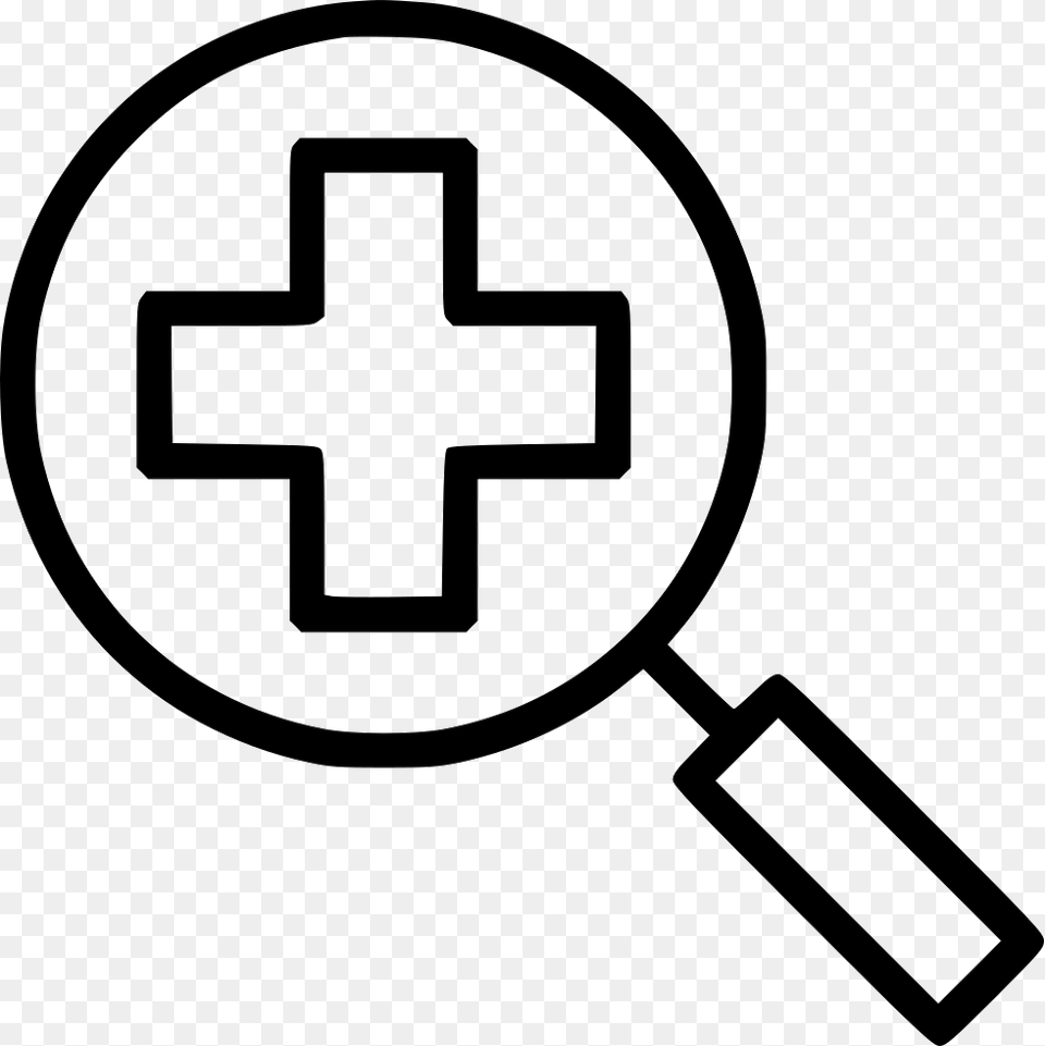 Search Searching Medicine Magnifying Glass Healthcare Zoom Out Tool Icon, Symbol Free Png Download