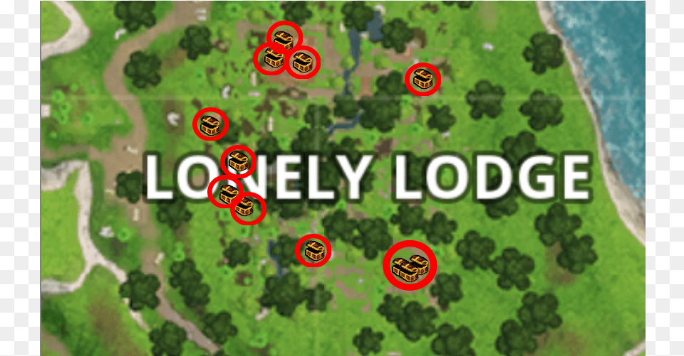 Search The Rubber Duckies Lonely Lodge Chest Locations, Woodland, Water, Vegetation, Tree Png Image