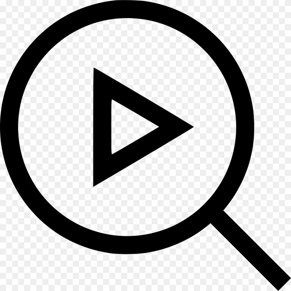 Search Video Play Media Youtube Search Play Icon, Sign, Symbol Png