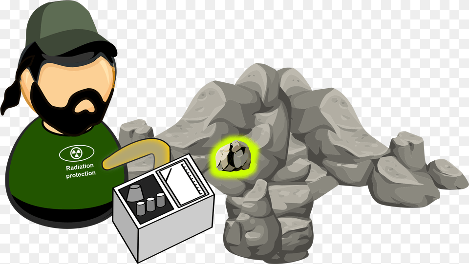 Searching For Radioactive Minerals Rocks Icons Rocks Radioactive Rock Animation, Bulldozer, Machine Png