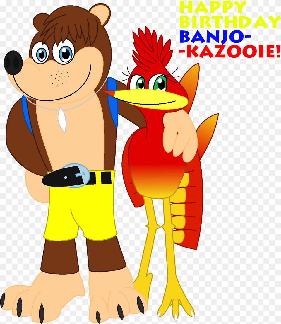 Searching For U0027banjo Kazooieu0027 Happy Birthday Handsome, Publication, Book, Comics, Poultry Free Png Download