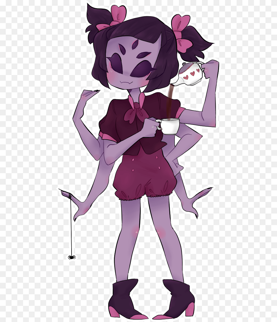 Searching For Undertale Muffet Muffet, Purple, Publication, Comics, Book Free Png Download