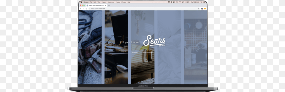 Sears Loading Mockup, Computer, Pc, Electronics, Laptop Free Transparent Png