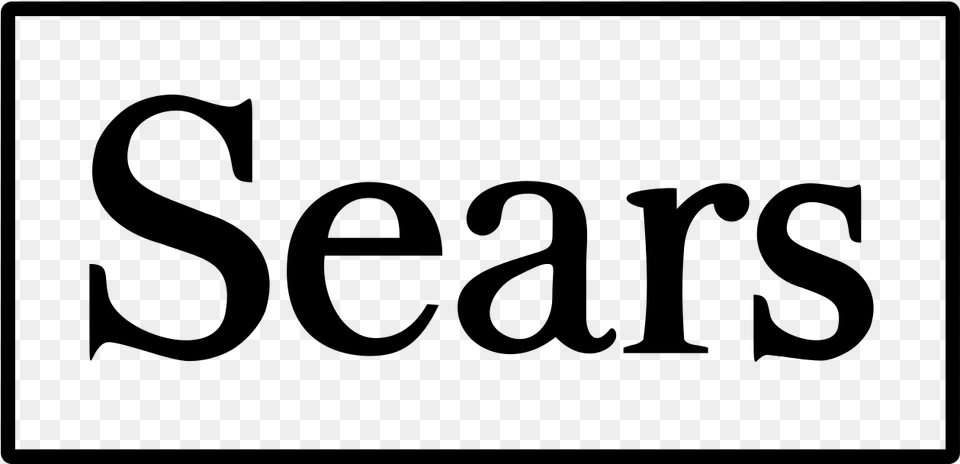 Sears Old Logo, Gray Free Png Download
