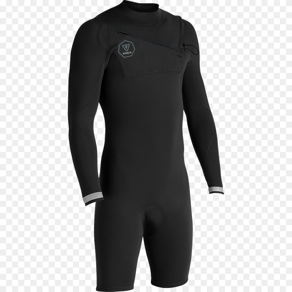 Seas Ls Spring Black Fade Vissla, Clothing, Long Sleeve, Sleeve, Coat Png Image