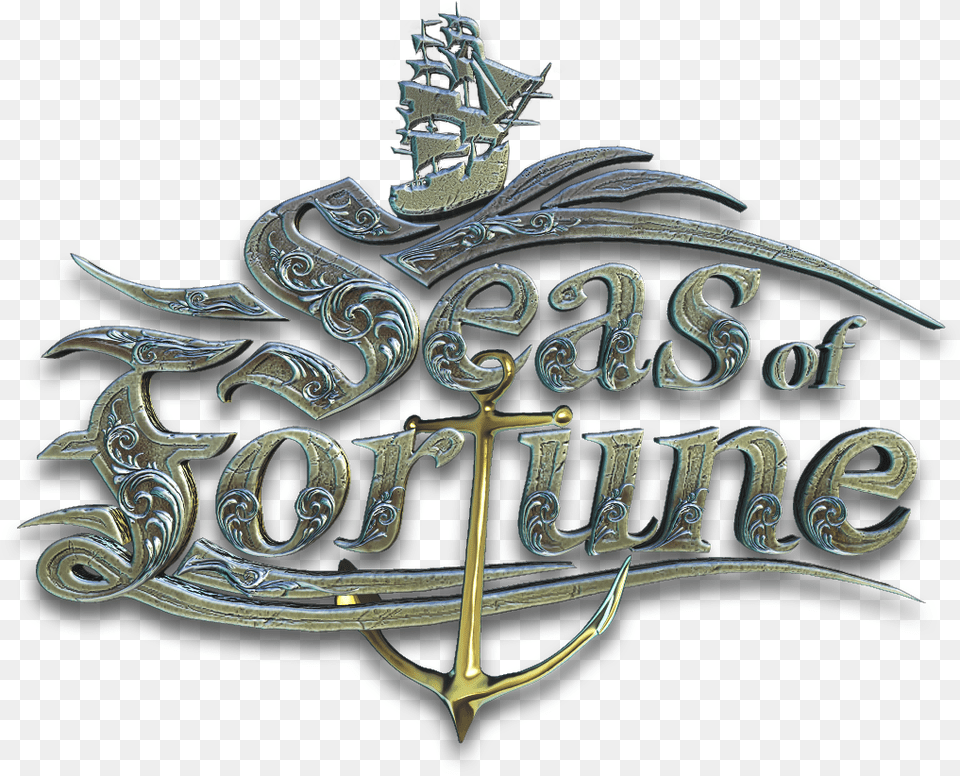 Seas Of Fortune Dev Update 15 Aimn Fire Fx Pistol Decorative, Logo, Accessories, Dagger, Knife Free Png Download