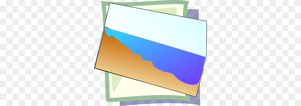 Seascape White Board, File Binder, File Folder Png