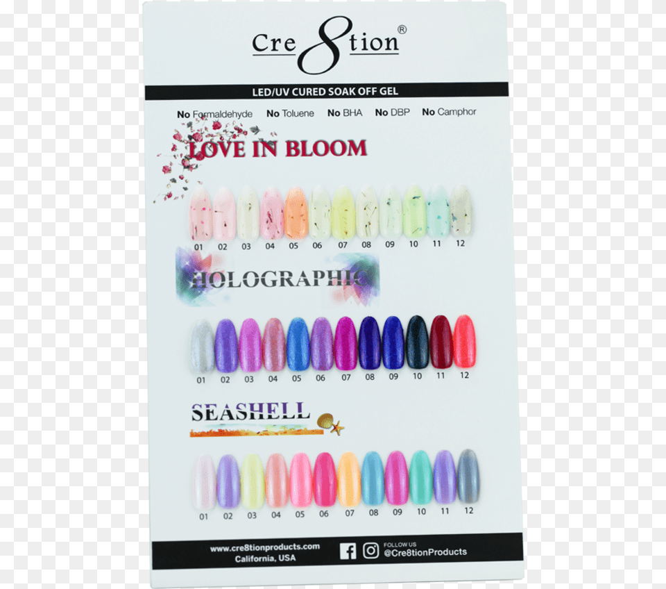 Seashell Gel U2014 Cre8tion Products Cre8tion Love In Bloom, Cosmetics, Lipstick Free Png