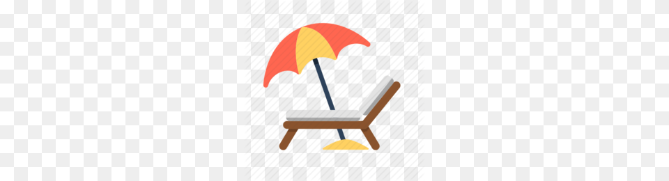 Seaside Resort Clipart, Canopy, Bench, Furniture, Umbrella Free Png