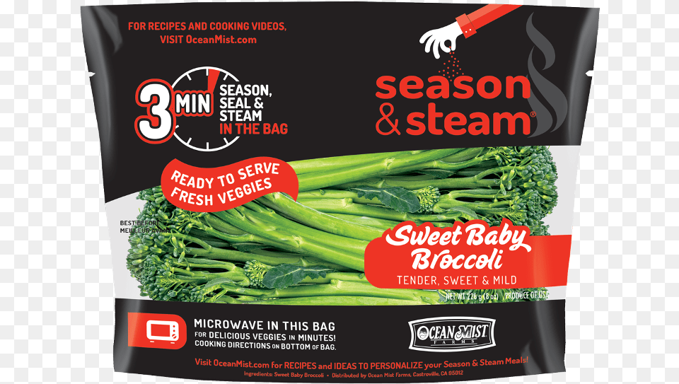 Season Amp Steam Kale Sprouts Kalettes 6 Oz, Advertisement, Broccoli, Food, Plant Png
