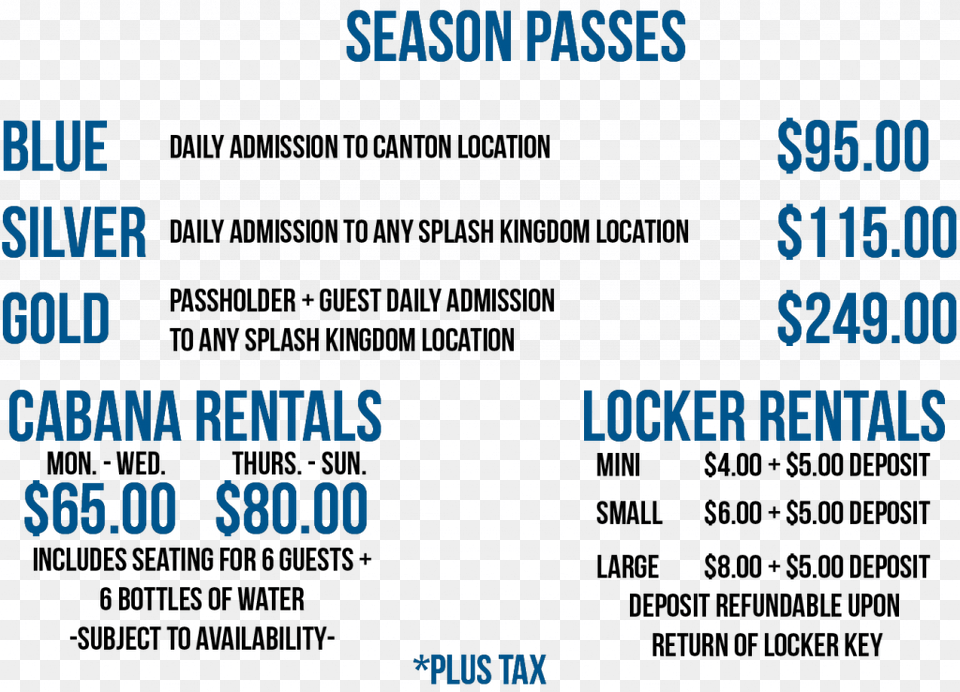 Season Pass And Cabana And Locker Canton Fundamentals Of Insurance Theories Principles And, Text, Scoreboard Free Transparent Png