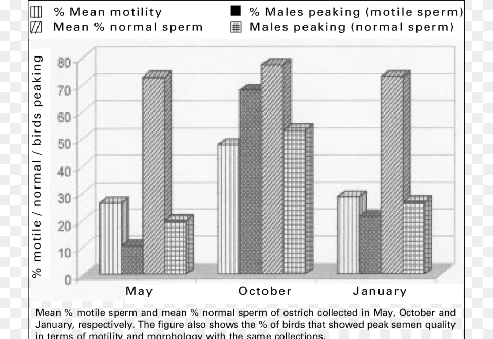 Seasonal Effects On Ostrich Semen Common Ostrich, City, Chart, Plot Free Png