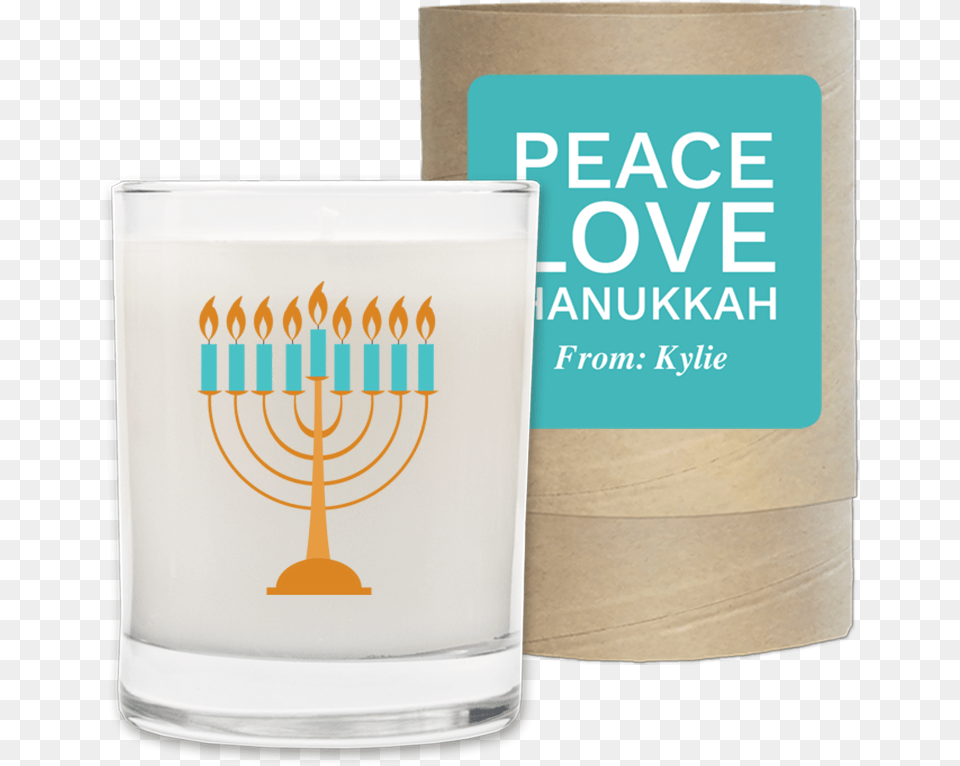 Seasonal Holiday Peace Love Hanukkah Hanukkah, Festival, Hanukkah Menorah, Candle, Glass Png Image