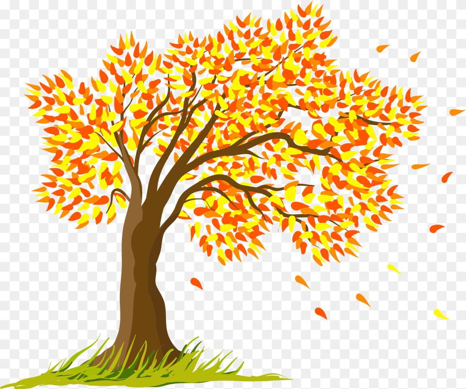 Seasons Clip Art Autumn Trees Drawing, Plant, Tree, Painting, Oak Png