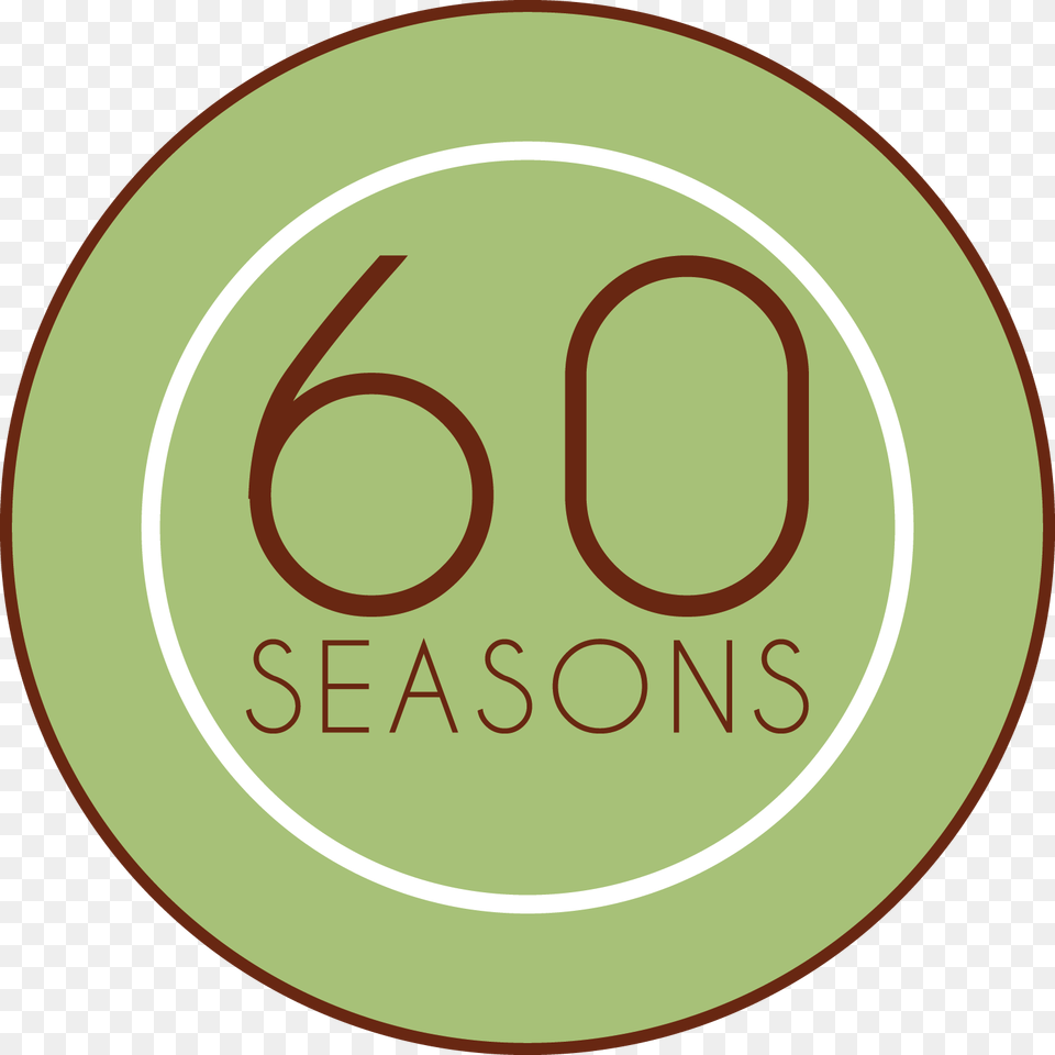 Seasons Green 60th Birthday Transparent, Logo, Text, Disk Free Png Download