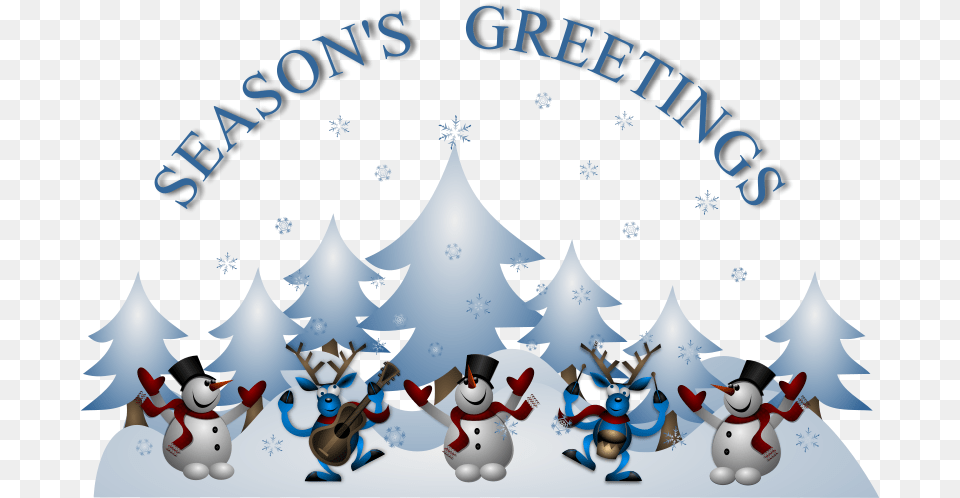 Seasons Greeting Card Front By, Nature, Outdoors, Winter, Snow Free Transparent Png