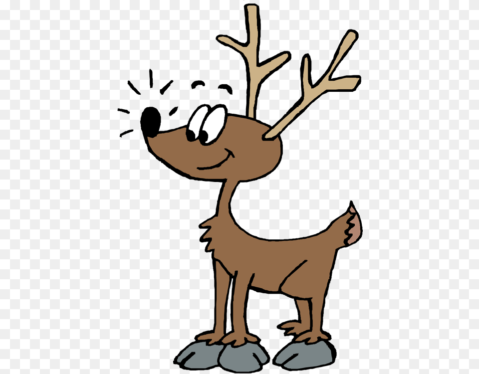 Seasons Greetings Clip Art Black And White Happy Holiday Clip Art, Animal, Deer, Mammal, Wildlife Free Transparent Png