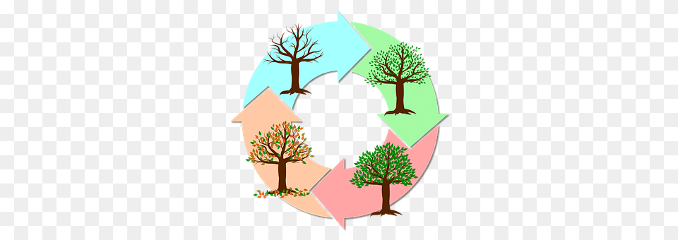 Seasons Of The Year Recycling Symbol, Symbol Free Png Download