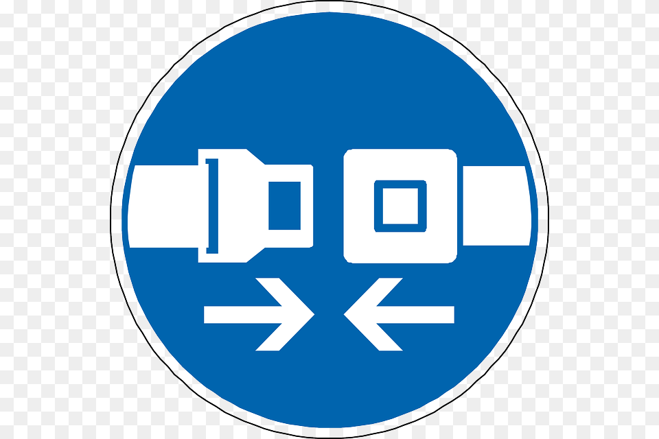 Seat Belt Sign Clip Art Clipart, Logo, Symbol, Disk Free Transparent Png