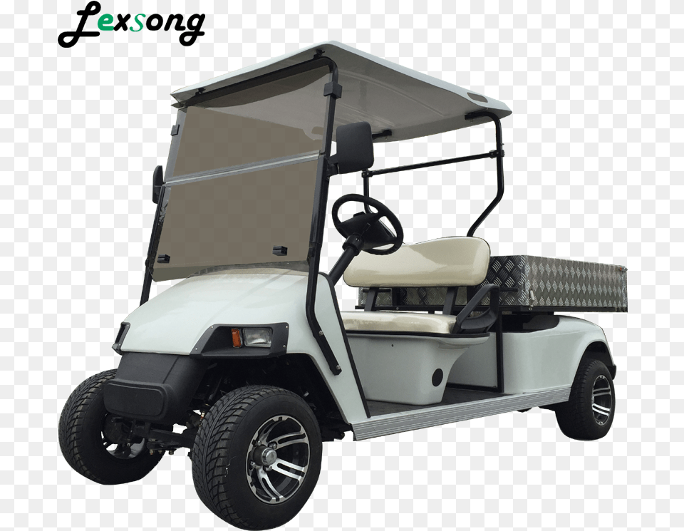 Seat Motorized Electric Utility Golf Cart With Long, Machine, Wheel, Golf Cart, Sport Png