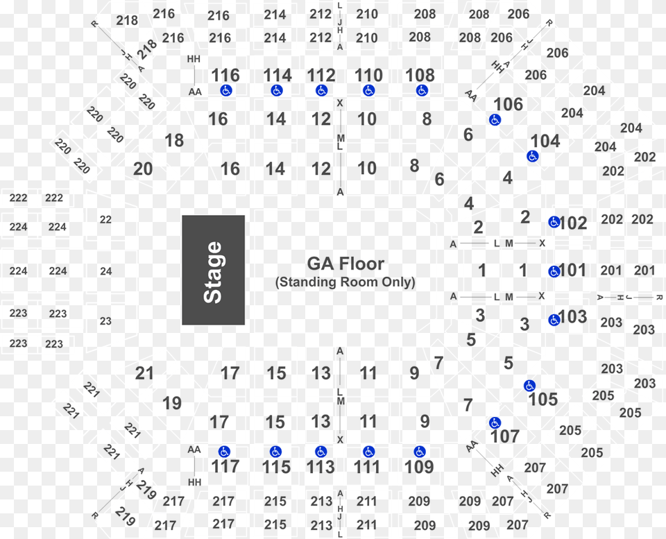 Seat Number Mgm Grand Garden Arena Seating Chart, Cad Diagram, Diagram, Blackboard Free Png